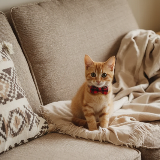 Encantador conjunto de collar para gato